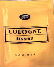 Boots Brand Cologne Tissue (from England)