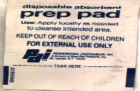 PDI Prep Pad (Reverse)